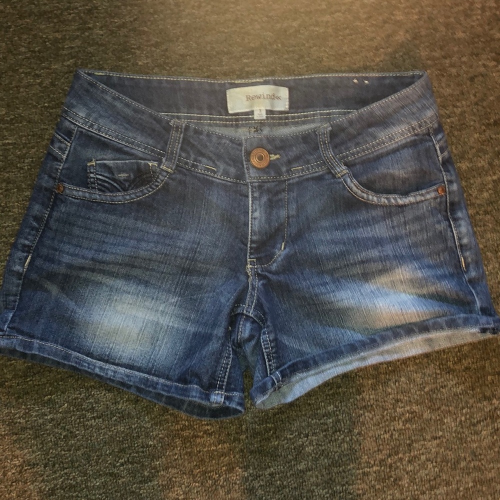 Rewind jean shorts